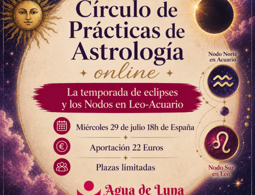 Círculo de Prácticas de Astrologia online-Los eclipses y los Nodos en Leo-Acuario 29/07/2026