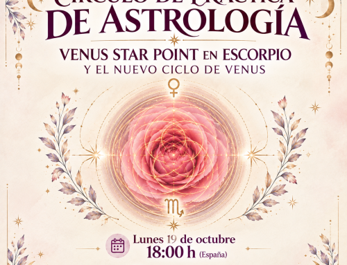 Círculo de Prácticas de Astrología online-Venus Star point en Escorpio- 19/10/2026