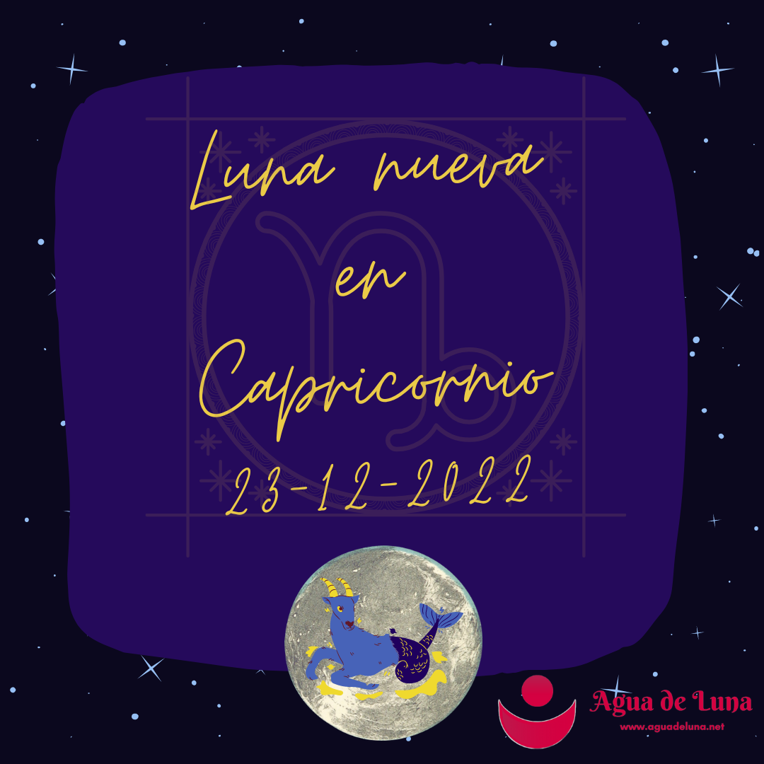 Luna Nueva en Capricornio 23-12-2022