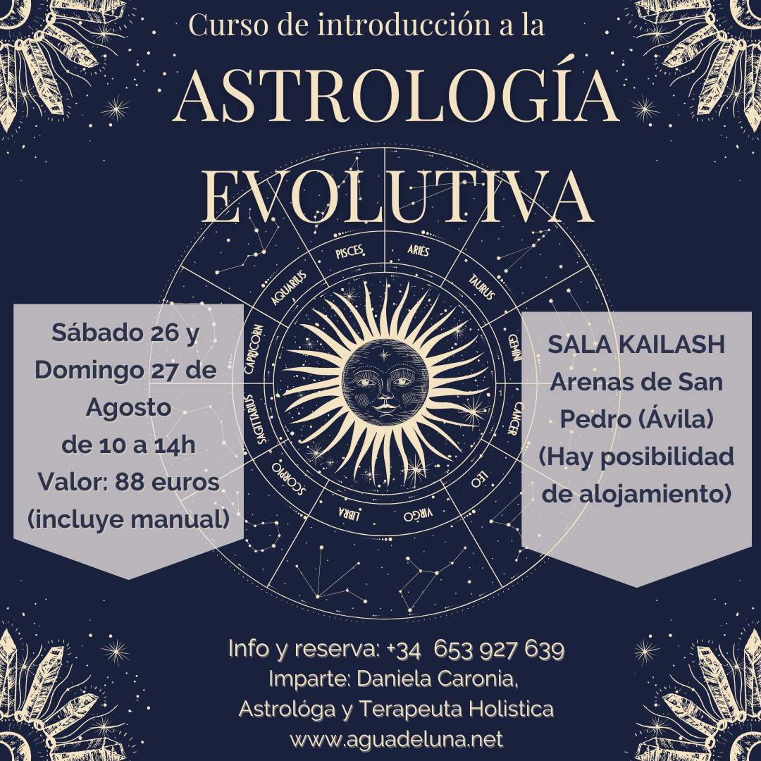 Curso presencial de Introducción a la Astrología-26-27 de Agosto