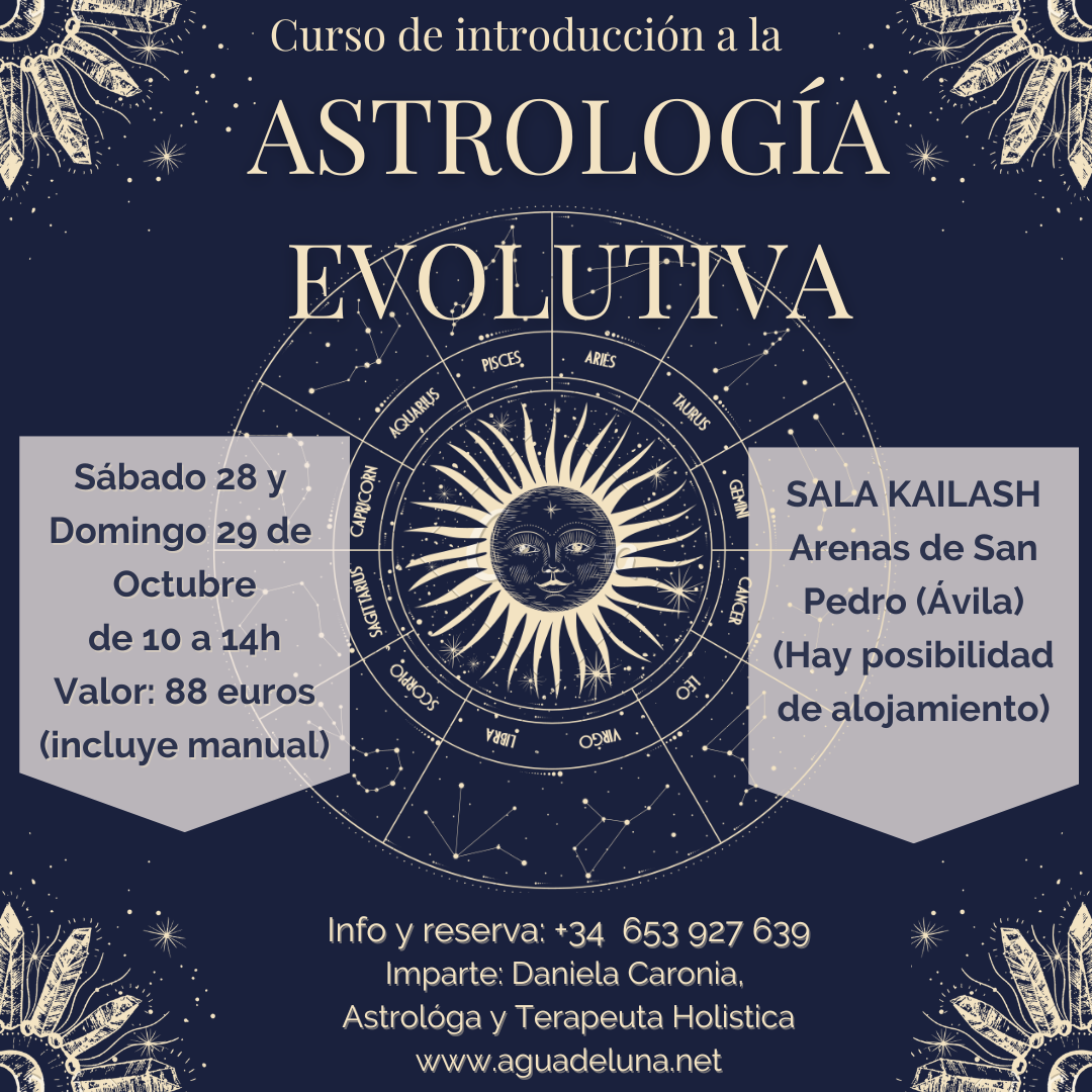 Curso presencial de Introducción a la Astrología-28-29 de Octubre