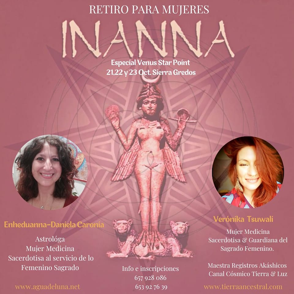 Retiro para mujeres «La Estrella de Inanna» 21-23 de octubre